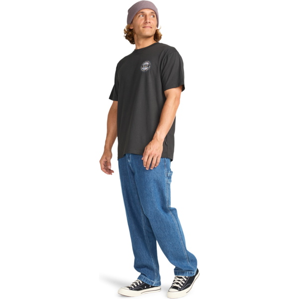 2025 Billabong Mens Rotor Fill T-Shirt EBYZT00360 - Washed Black